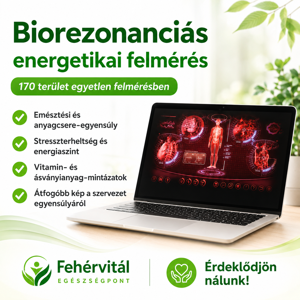 Fehérvitál Egészségpont logója